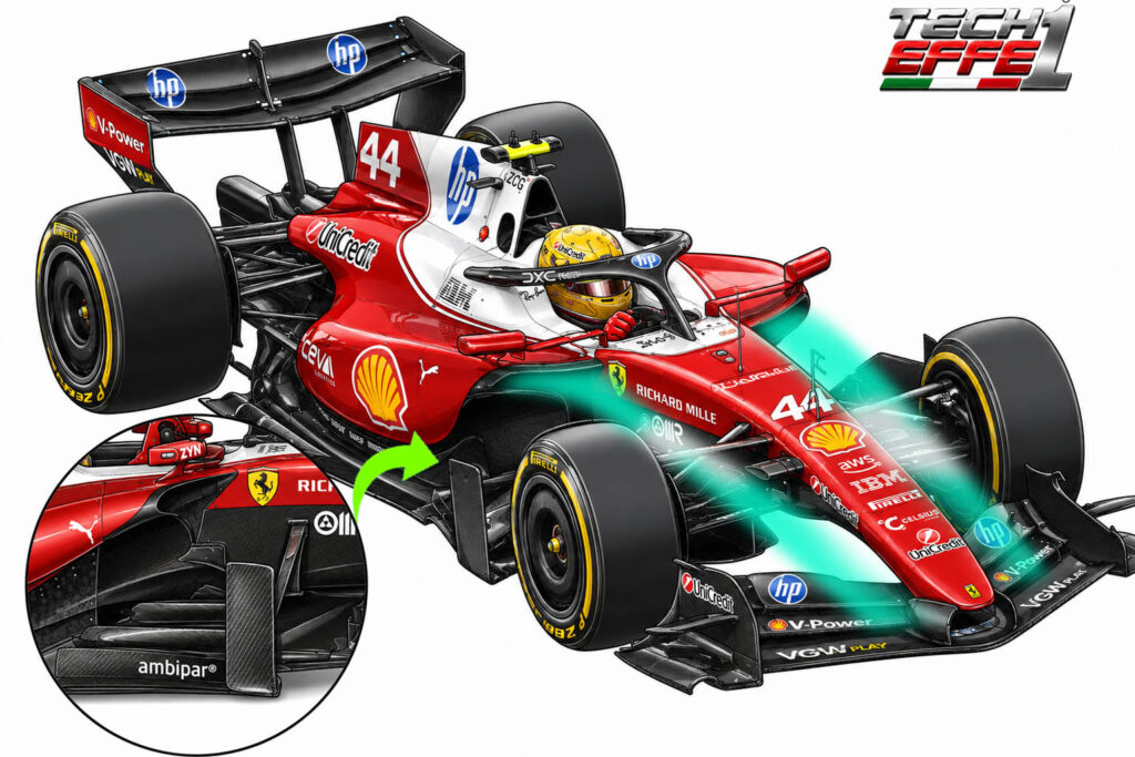 Ferrari SF-26 Bargeboards