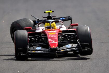 ferrari Hamilton SF 26 crash
