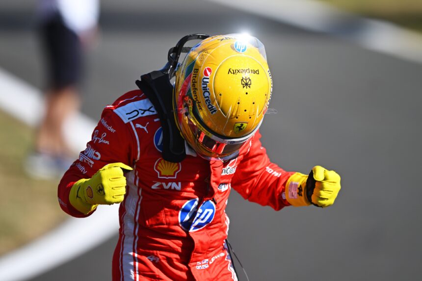 hamilton Pole silverstone credits X formula 1