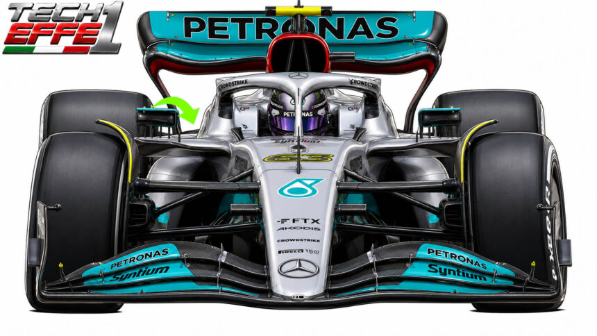F1 Mercedes Zero Sidepod