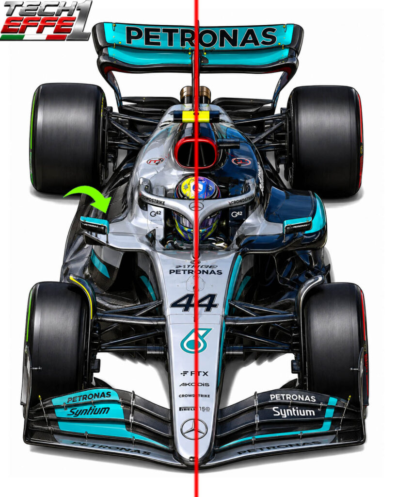 mercedes zero sidepod f1 2026