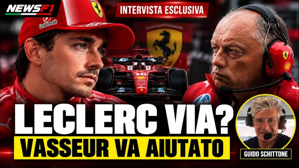 Ferrari F1 intervista Schittone l'opinione su Leclerc e Vasseur
