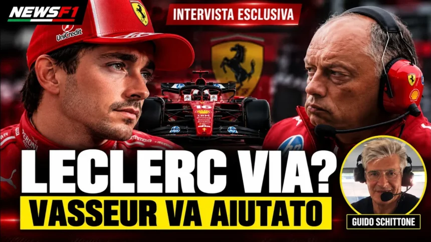 Ferrari F1 intervista Schittone l'opinione su Leclerc e Vasseur