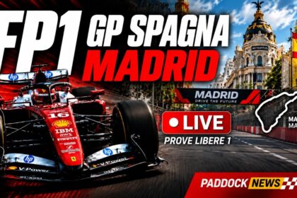 Spagna F1 Fp1 Live Ferrari