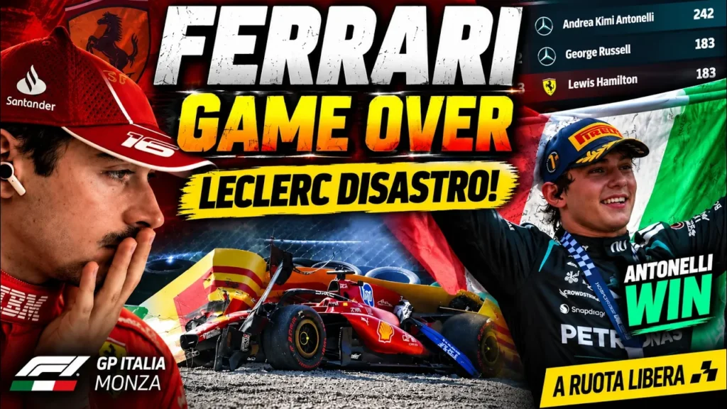 ferrarI leclerc Monza