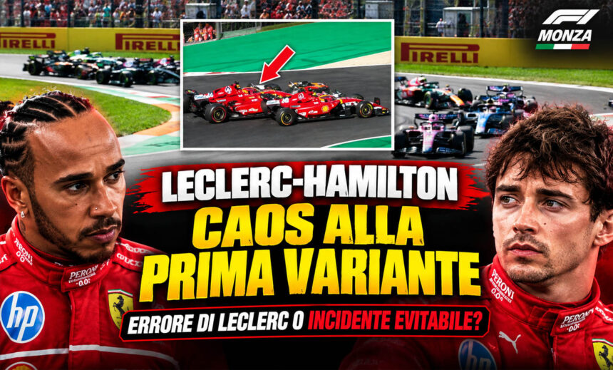 hamilton leclerc monza scontro