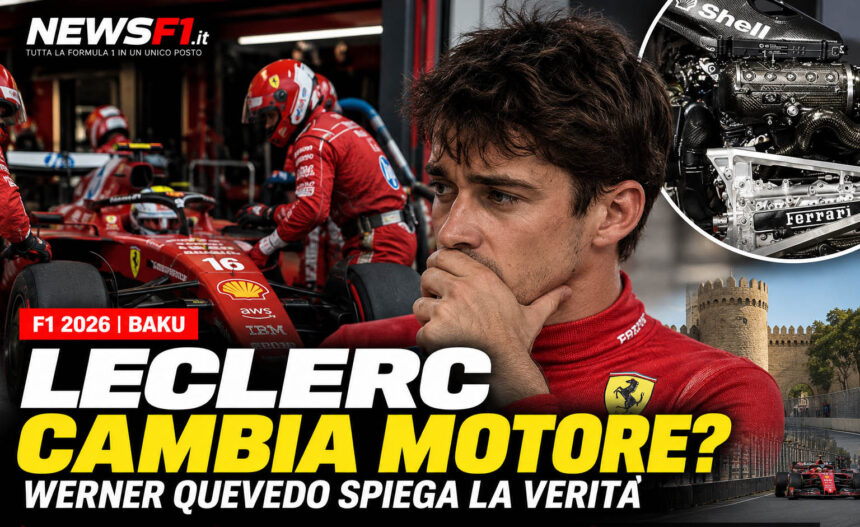 leclerc Ferrari Motore Baku