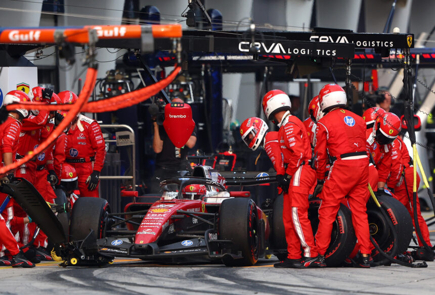 Ferrari strategia Leclerc
