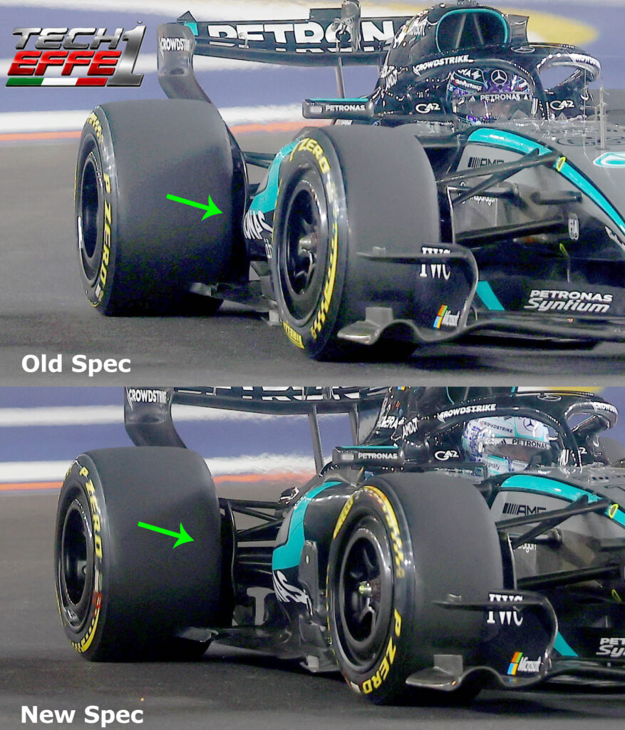 Sidepod Mercedes Tech f1 