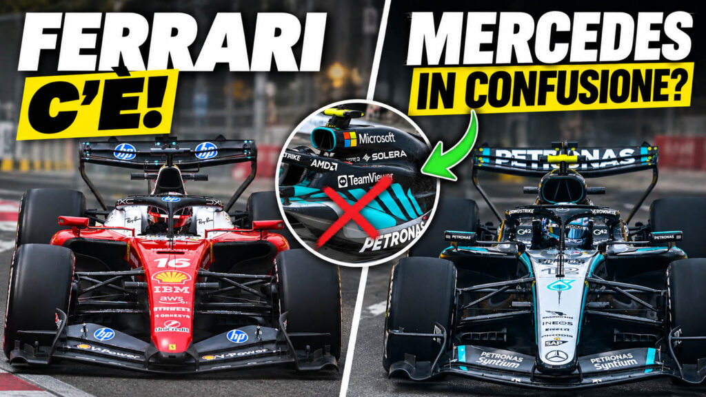 Ferrar F1 Singapore aggiornamenti mercecedes