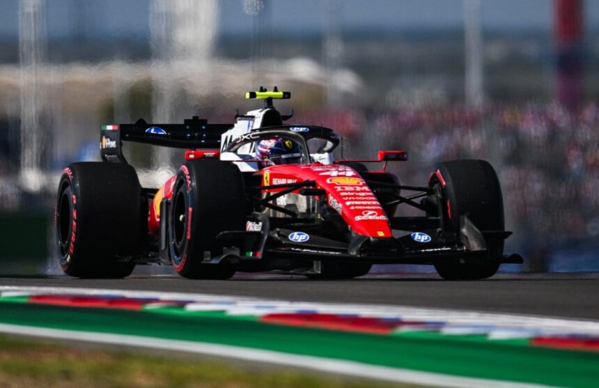Hamilton Austin F1 FP3 credits media Ferrari