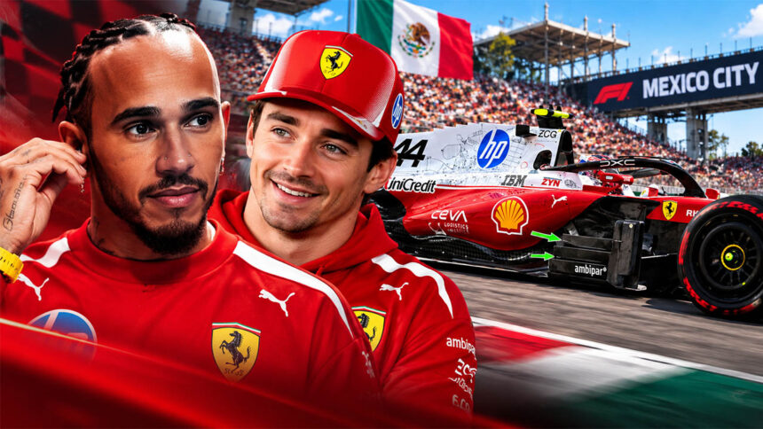 ferrari f1 Messico hamilton leclerc