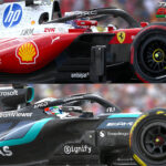 Ferrari Vs Mercedes aggiornamento aereo