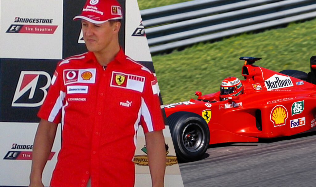 Micheal Schumacher 1999 foto credits Wikipedia common